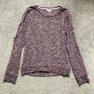 Long Sleeve Short with Ties on Arm